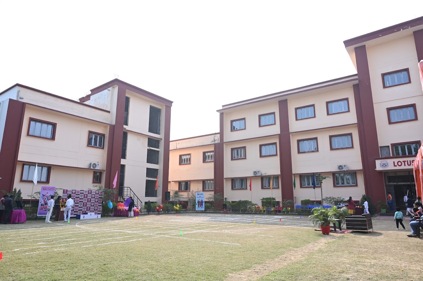 Lotus World Public School campus