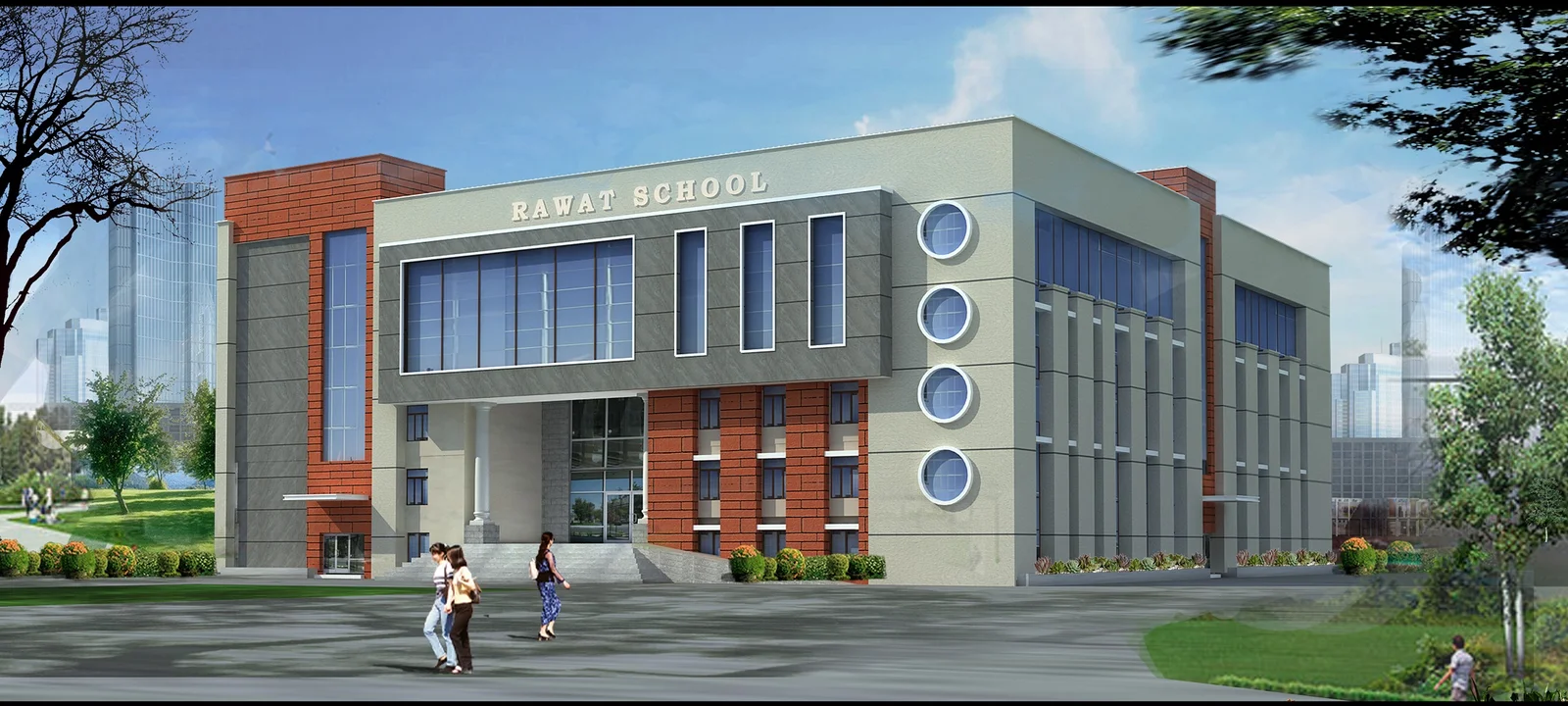 Rawat Public School campus