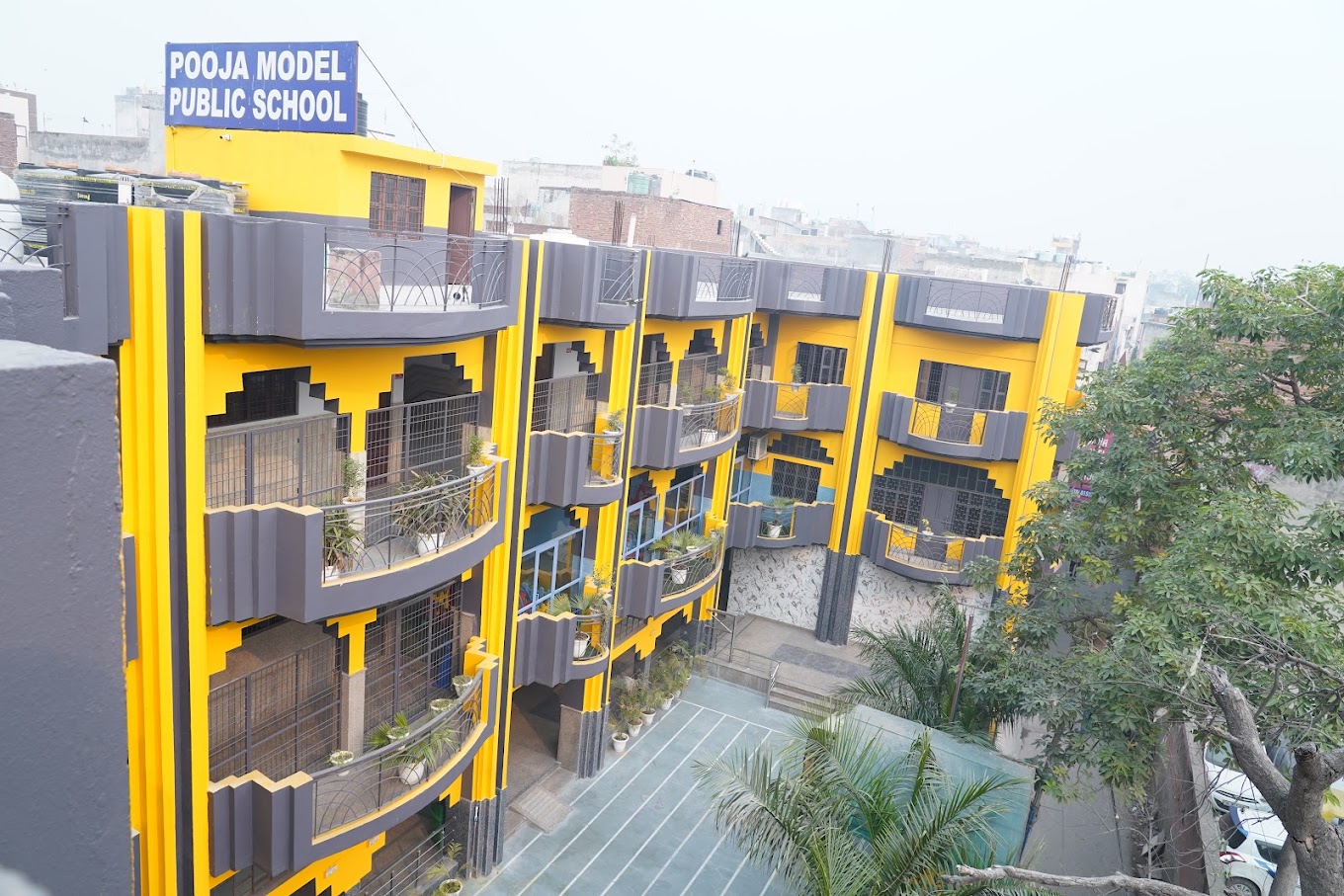 Pooja Model Public School — Ghonda campus