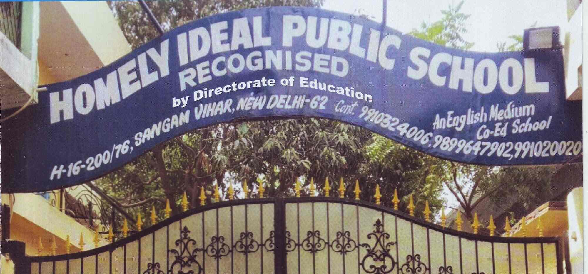 Homely Ideal Public School — Sangam Vihar campus
