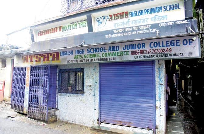 Aisha English High School And Junior College — Govandi East campus