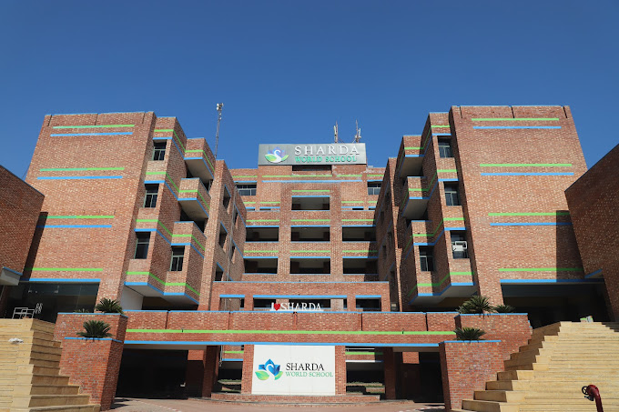 Sharda World School campus