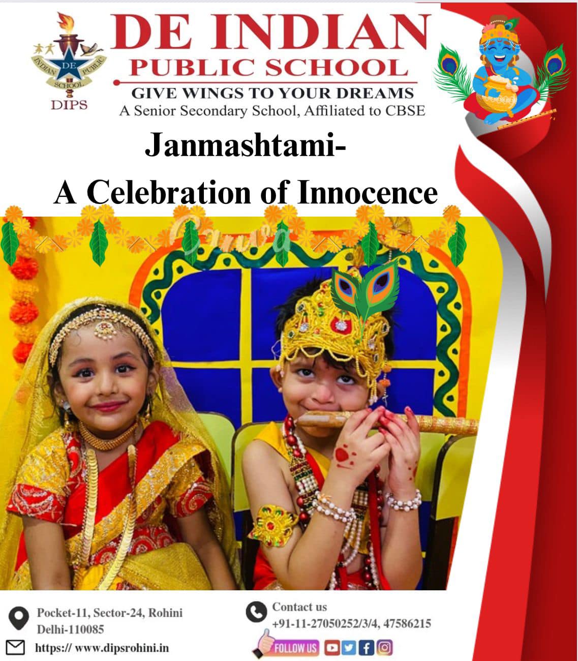 De Indian Public School campus photo 17 of 18 — Rohini