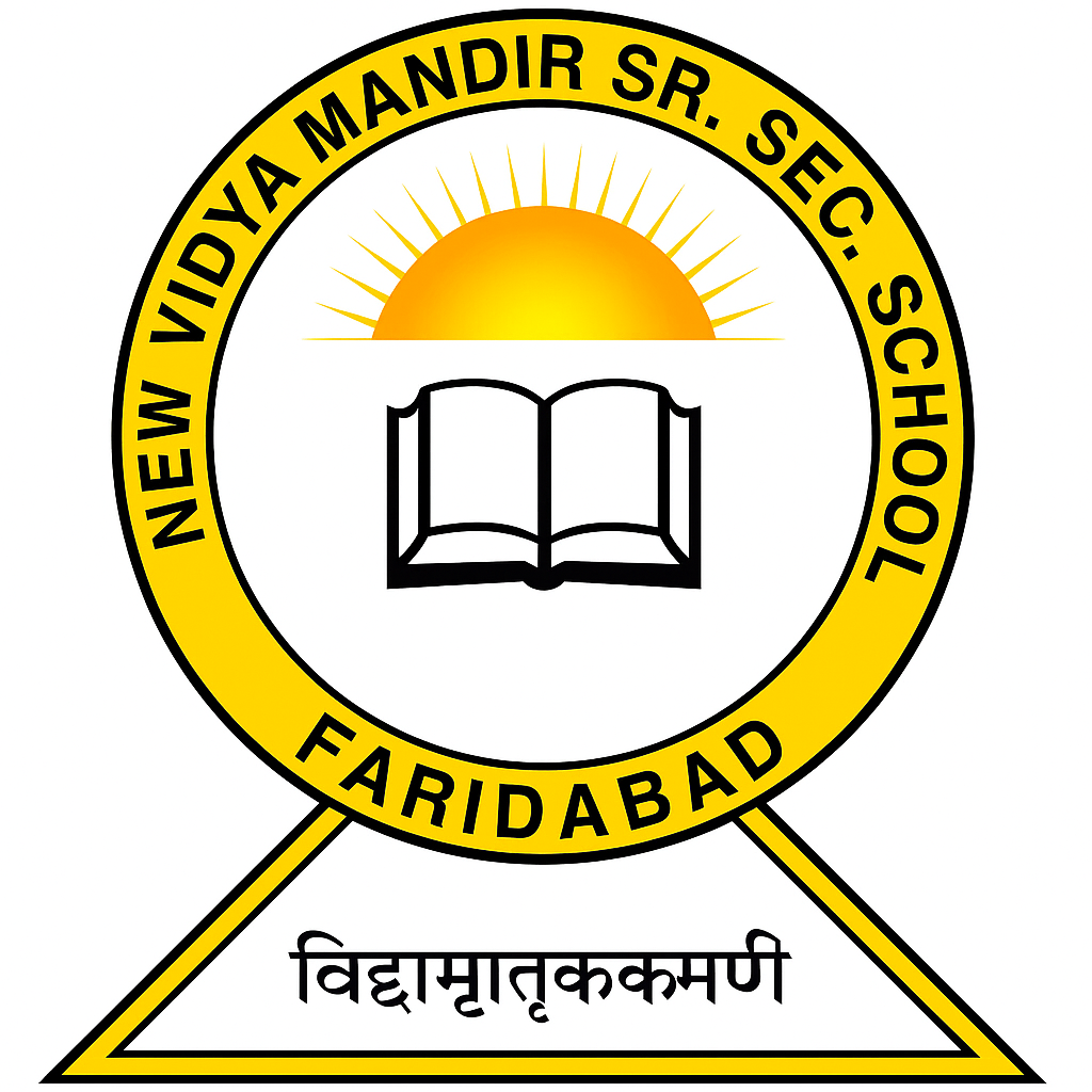 New Vidya Mandir School logo