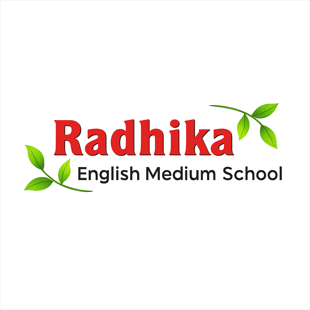 Radhika English Medium School logo