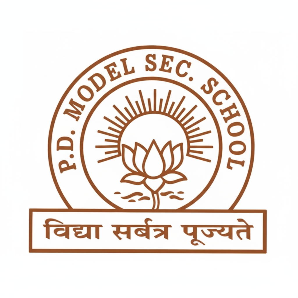 P.D. Model Senior Secondary School logo