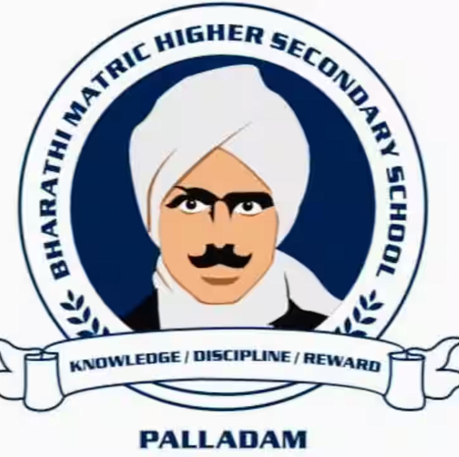Bharathi Matriculation Higher Secondary School logo
