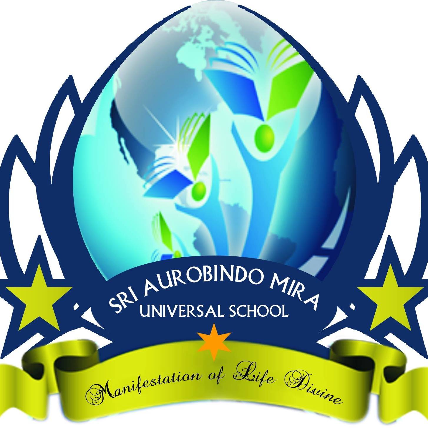 Sri Aurobindo Mira Universal School logo