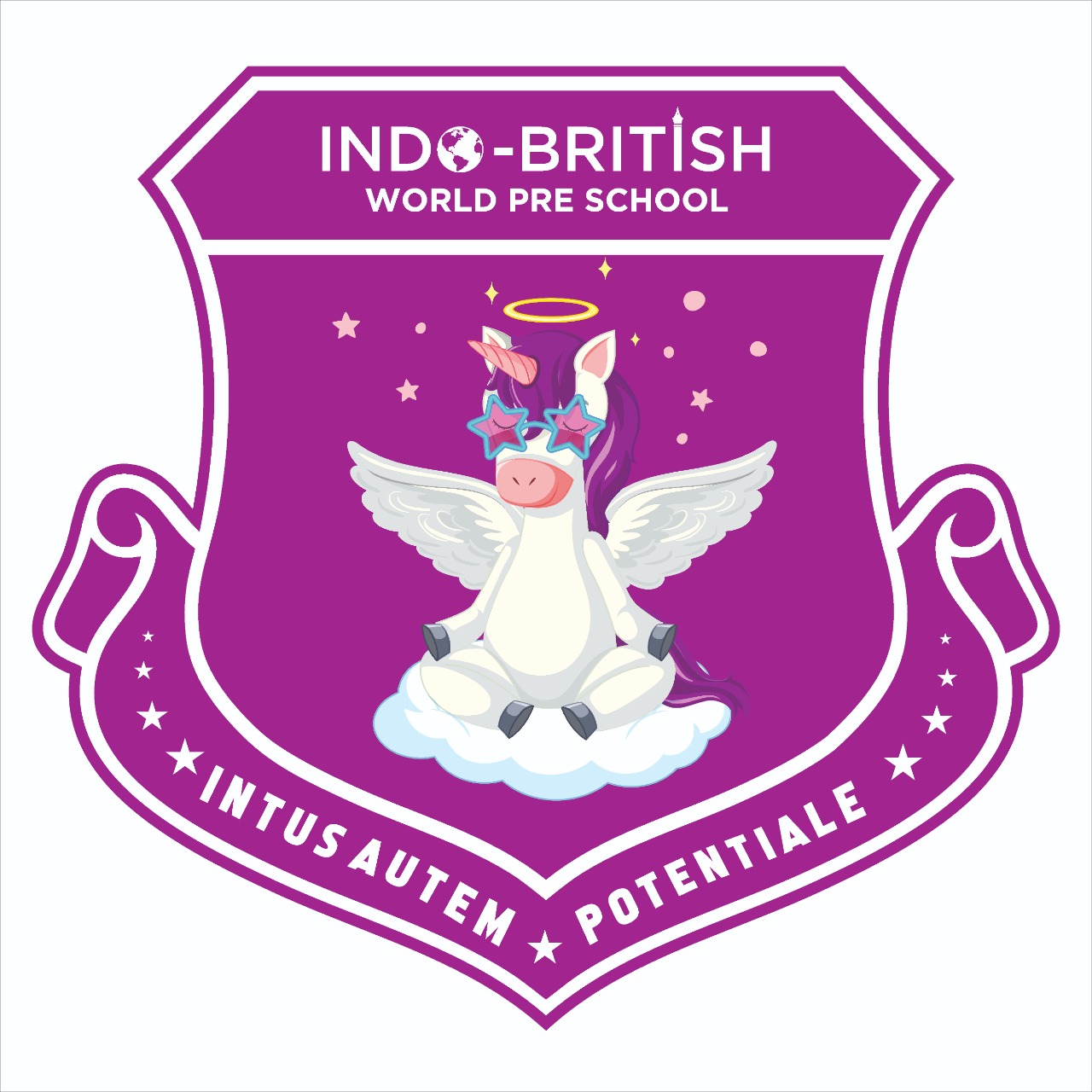 Indo British World Preschool logo