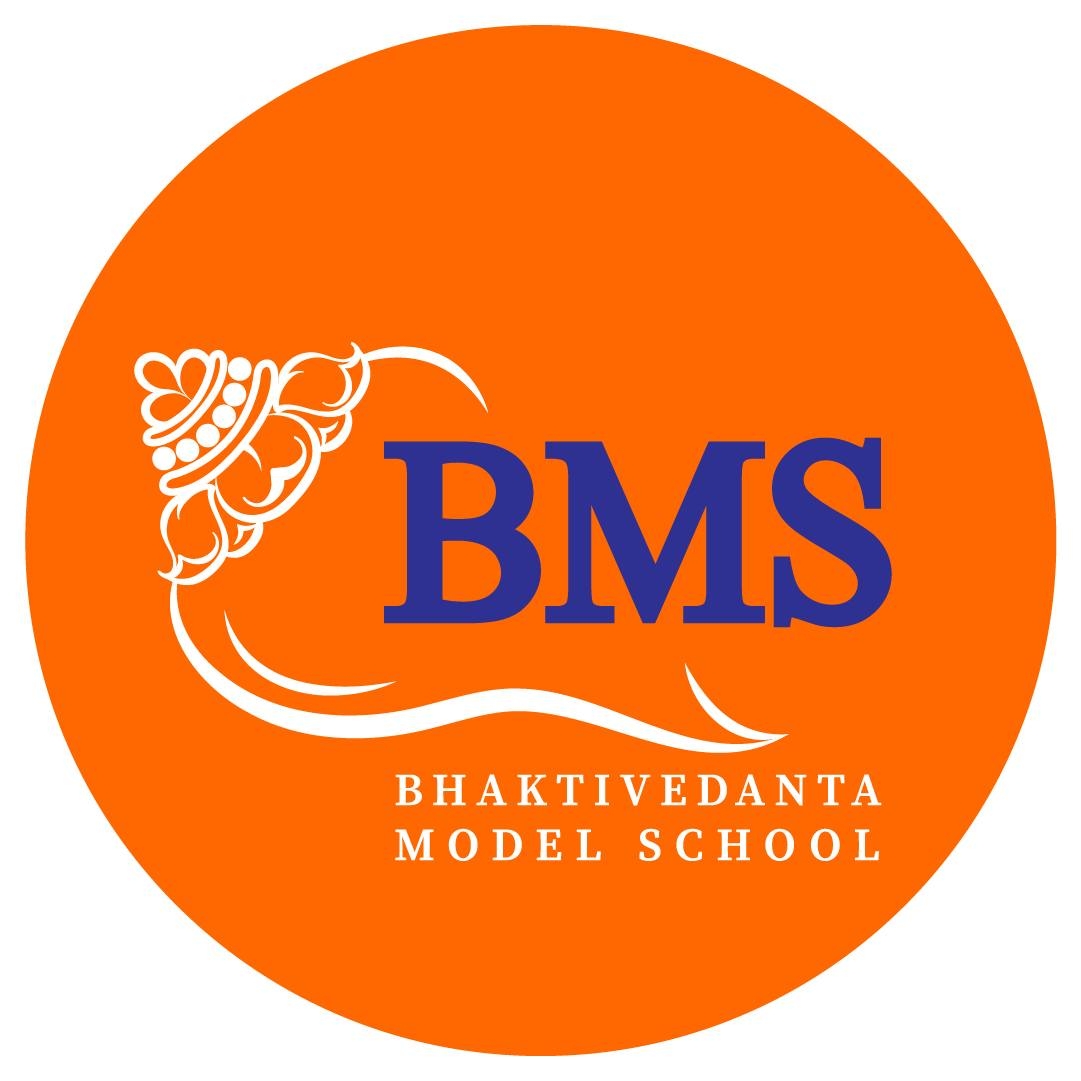 Bhaktivedanta Model School logo