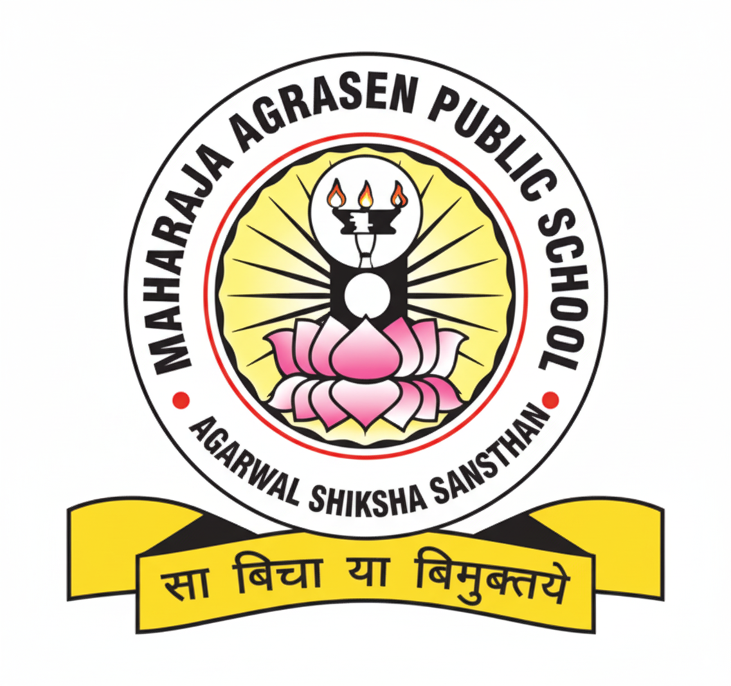 Maharaja Agrasen Public School logo