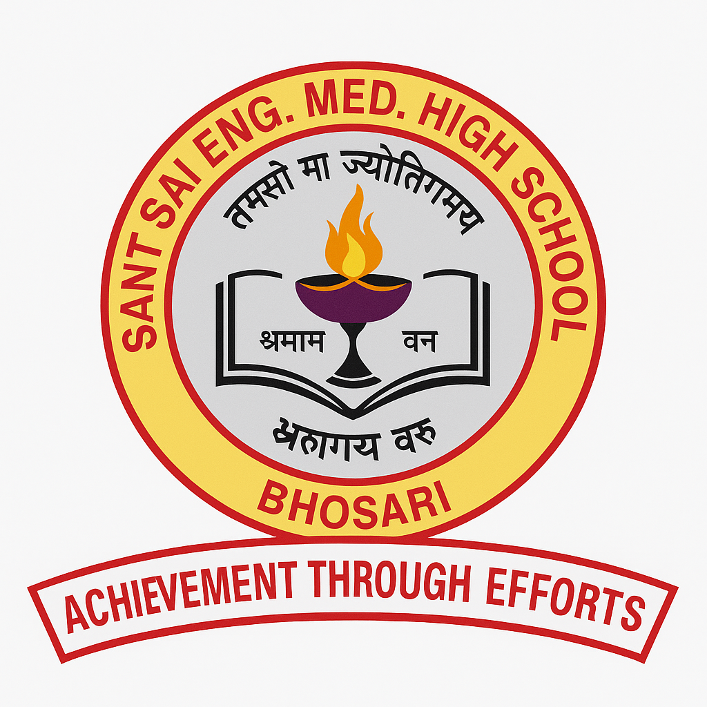 Sant Sai English Medium High School logo