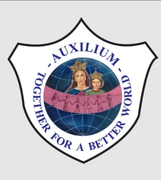 Auxilium ICSE School logo