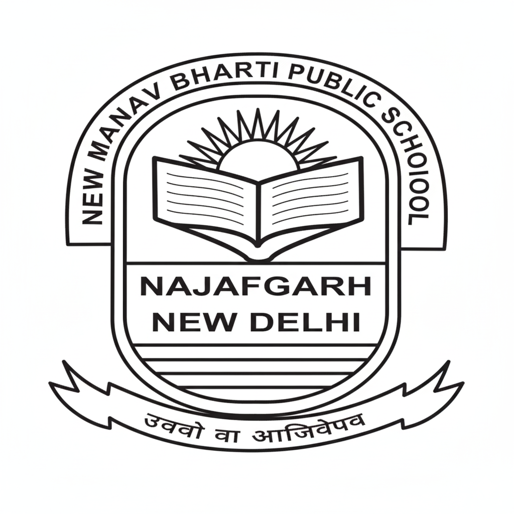 New Manav Bharti Public School logo