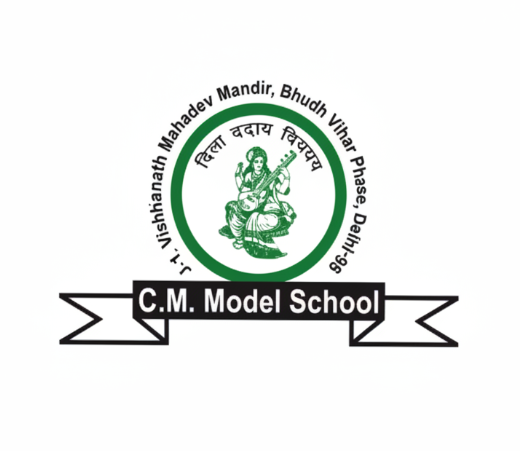 CM Model School logo