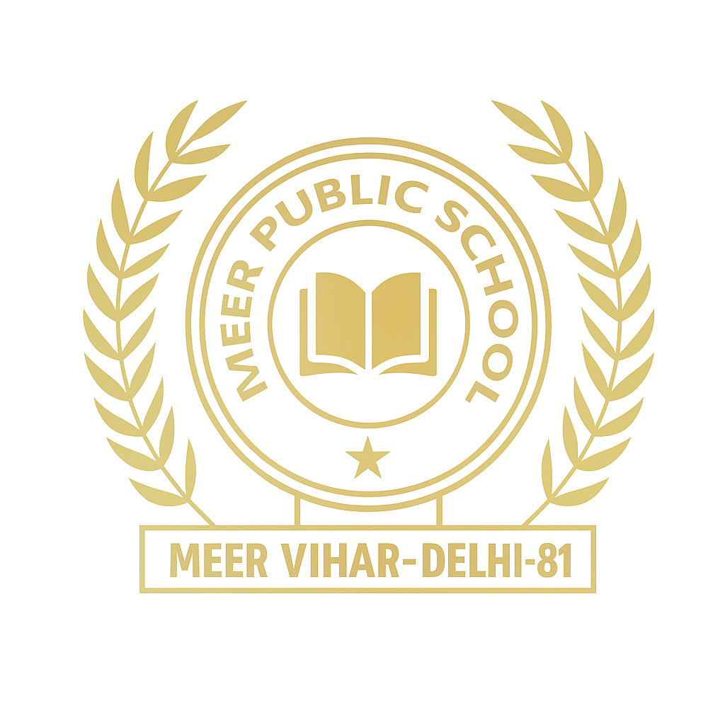Meer Public School logo