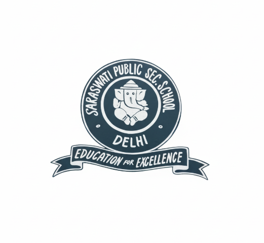 Saraswati Public Secondary School logo