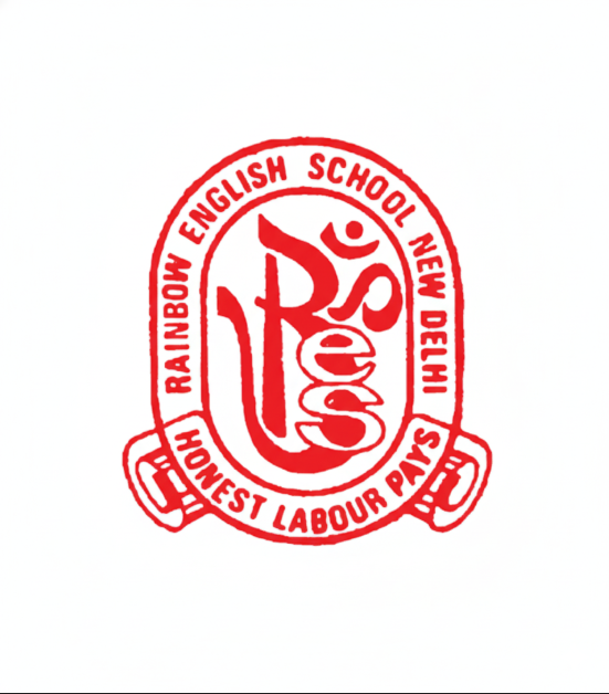 Rainbow English School logo