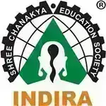 Indira National School logo