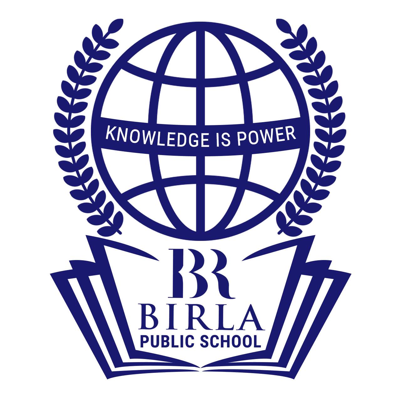 B R Birla Public School logo