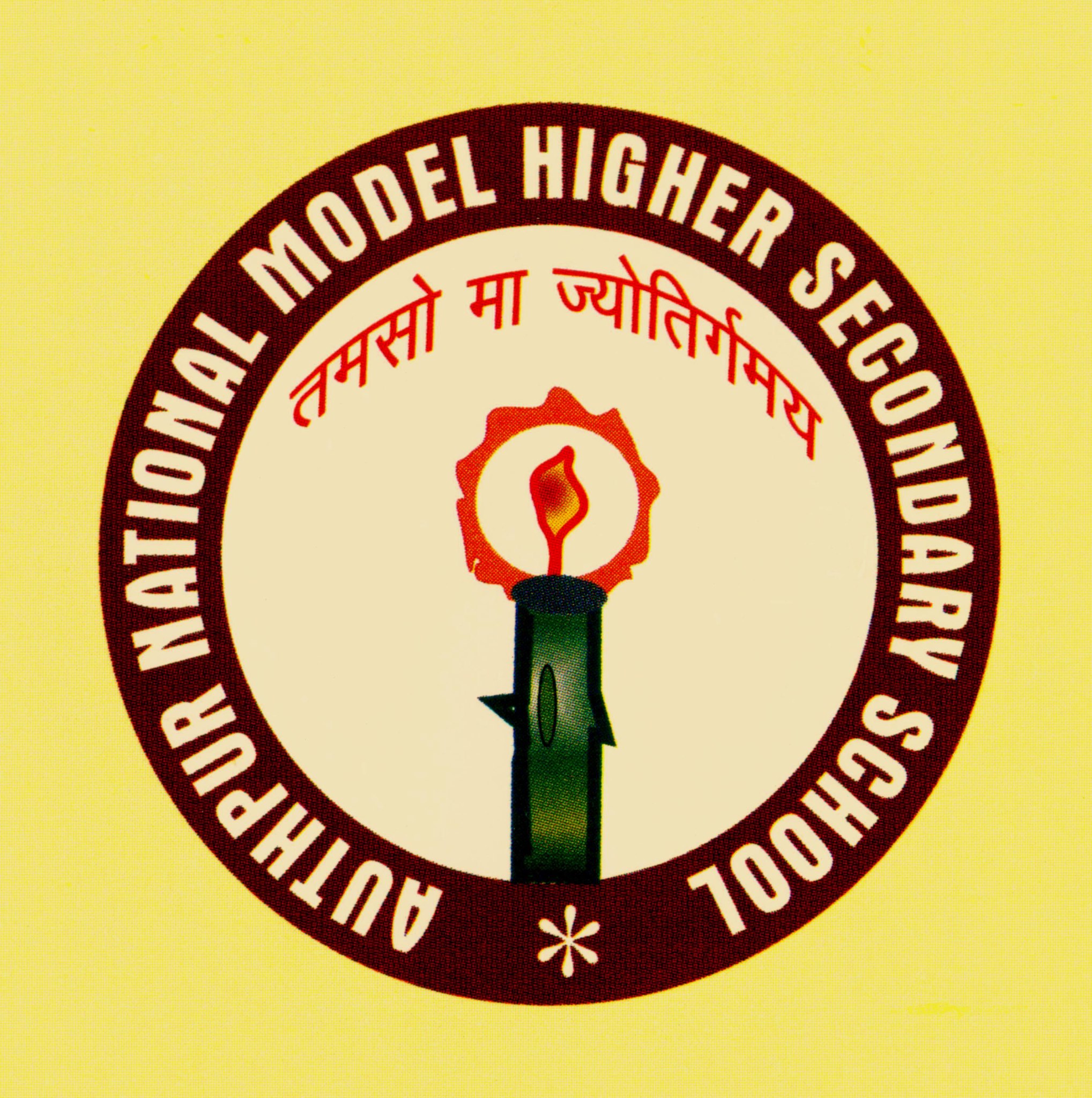 Authpur National Model School logo
