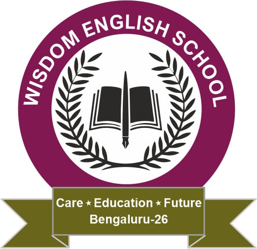 Wisdom English School logo